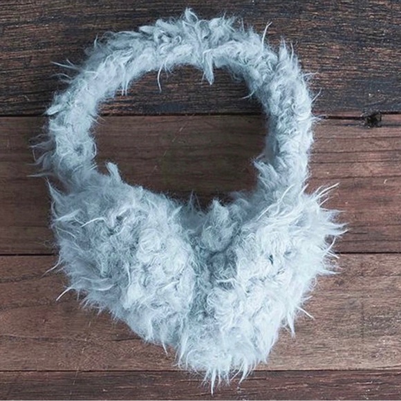 Lemon Shaggy Ear Dusty Blue Muffs OSFM - Picture 3 of 5